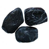 Камни для ландшафтного дизайна GITTI (Польша) Мрамор Black stone 50-100мм 100кг